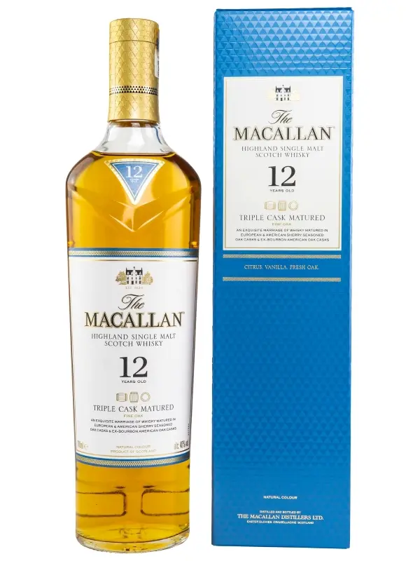 6423 The Macallan 12 Jahre - Triple Cask Matured - Macallan Distillery Bottling - Single Malt Scotch Whisky