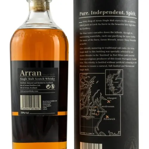 Arran - Port Cask Finish - Island Single Malt Scotch Whisky R Arran - Port Cask Finish - Island Single Malt Scotch Whisky