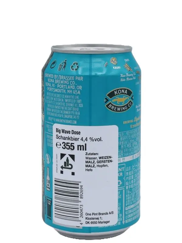 Kona Brewing Co. - Longboard - Dose - Island Lager - 0,355l