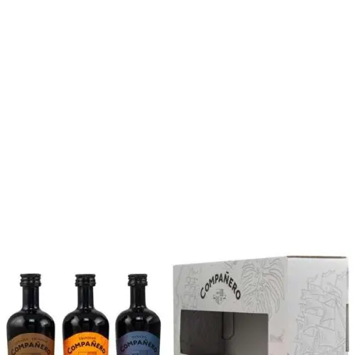 Produktbild Companero - Mini Set Collection – 3 x 50 ml – Flavoured Panama Rum - Trinidad Rum Liqueur - Blend of Jamaica and Trinidad Rum