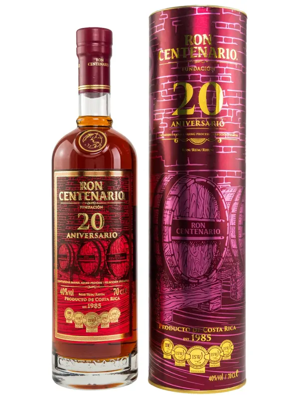 R00064 Ron Centenario - Fundación - 20 Aniversario - Costa Rica Rum