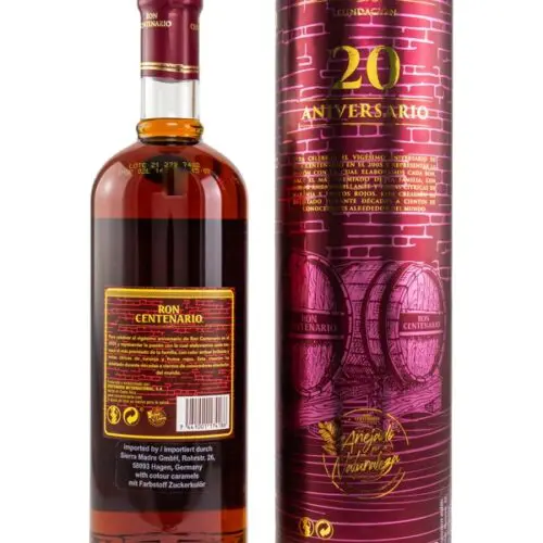 R00064R Ron Centenario - Fundación - 20 Aniversario - Costa Rica Rum