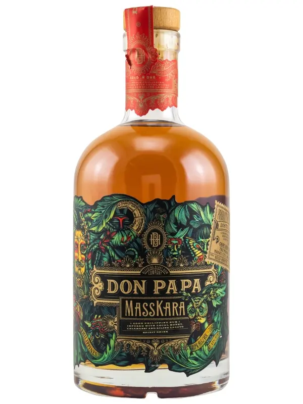 R00203 Don Papa – Masskara - Honey, Calamansi and Siling Labuyo Infused Rum - Philippinen - Spirituose auf Rum Basis