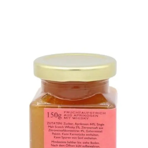 Apricot - Edradour - 10 Years Old Highland Single Malt Scotch Whisky - Aprikose Apricot - Whisky-Collection by Franz - Handgemachter Fruchtaufstrich - 150g