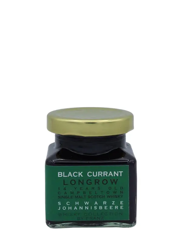 Black Currant - verfeinert mit Longrow Single Malt Scotch Whisky - Whisky-Collection by Franz - Handgemachter Fruchtaufstrich - 150 g Black Currant - verfeinert mit 14 Years Old Longrow Single Malt Scotch Whisky - Whisky-Collection by Franz - Handgemachter Fruchtaufstrich - 150g