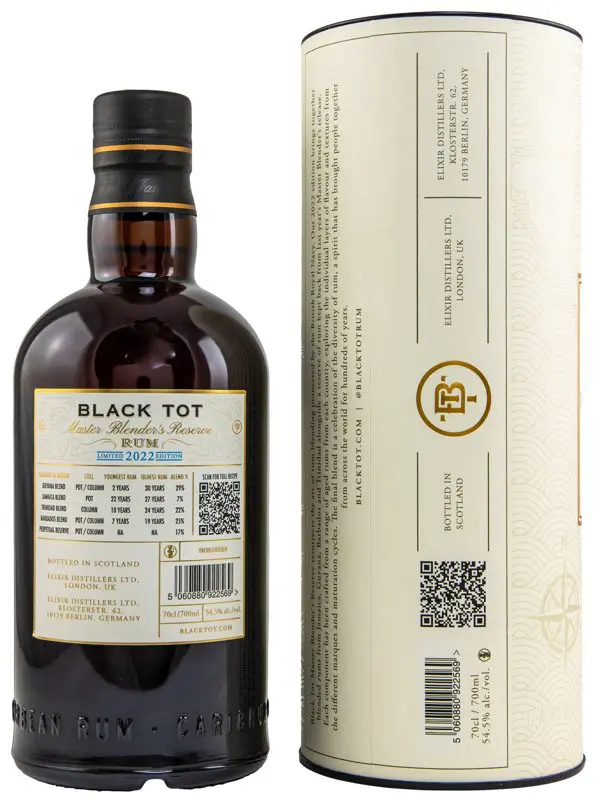 Black Tot Master Blender´s Reserve - Limited Edition 2022 – Blended Rum