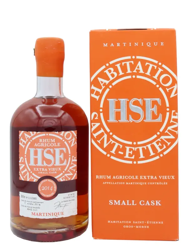 HSE Habitation Saint Etienne – Small Cask 2014 – Rhum Agricole Extra Vieux Martinique - 0,5l