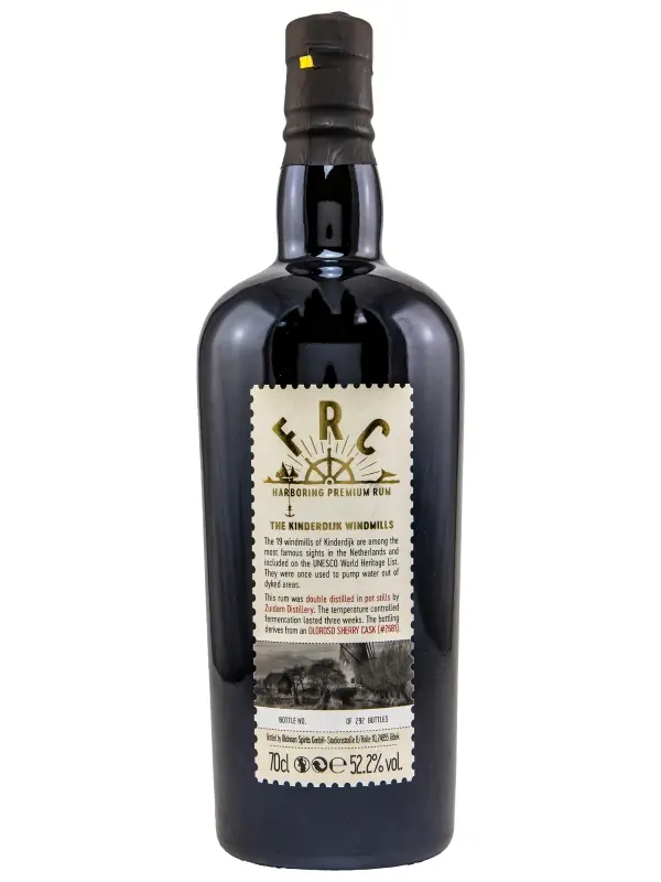 Flensburg Rum Company - The Kinderdijk Windmills - 8 Jahre - Oloroso Sherry Cask - Cask No. 2681 - Dutch Windmill Collection – Zuidam Distillers - Single Cask Rum