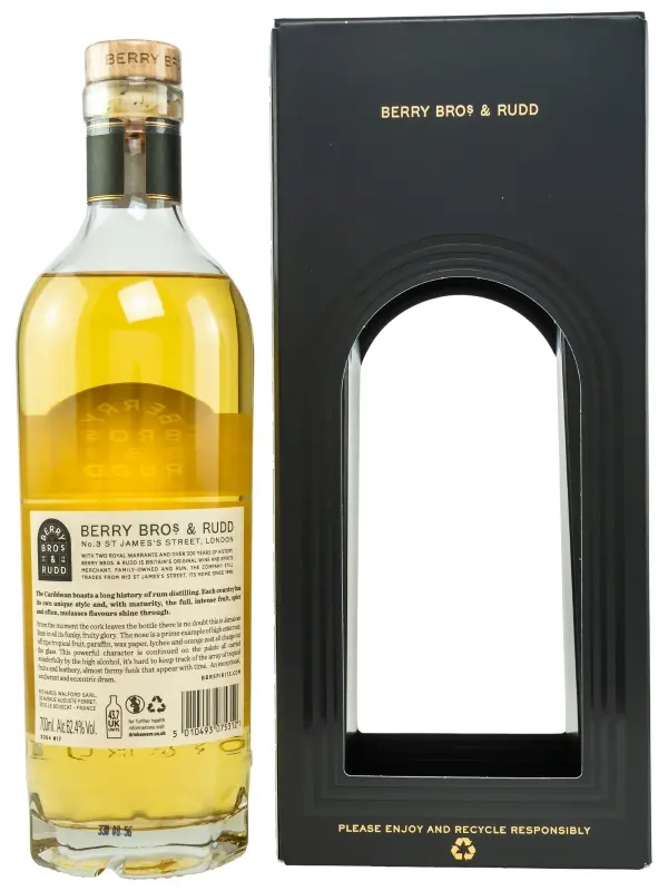 12851R Monymusk - 17 Jahre - Vintage 2004 – Cask #17 – Berry Bros. & Rudd