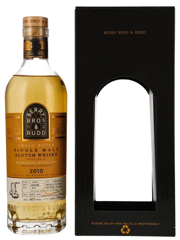 14079 Benrinnes - Vintage 2010 - Hogshead Cask - Batch N° 1 - Berry Bros. & Rudd - Small Batch - Speyside Single Malt Scotch Whisky
