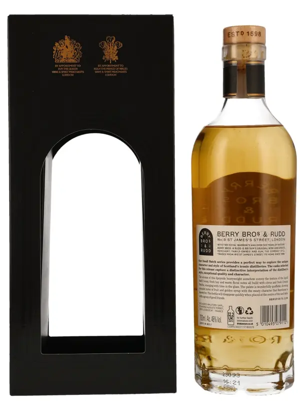 14079R Benrinnes - Vintage 2010 - Hogshead Cask - Batch N° 1 - Berry Bros. & Rudd - Small Batch - Speyside Single Malt Scotch Whisky