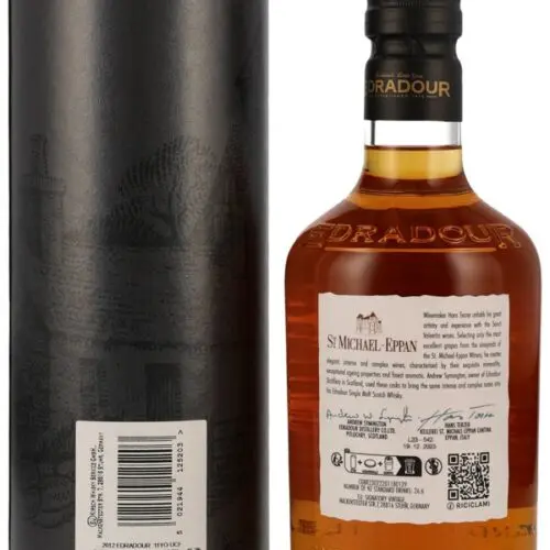 Edradour 11 Jahre – Vintage 2012 - 1st Fill Merlot Cask - Cask No. #1 - Highland Single Malt Scotch Whisky