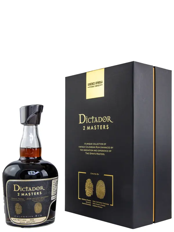 R00570 Dictador 2 Masters 45 Jahre - Vintage 1978 - Spinola - Pedro Ximénez (PX) Finish, Sherry Finish - Batch 78-100 – Colombian Rum