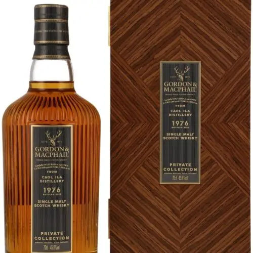 Caol Ila 46 Jahre – Vintage 1976 – Refill American Hogshead Cask No. 8102 – Private Collection by Gordon & MacPhail - Single Malt Scotch Whisky
