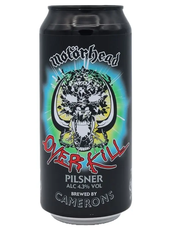 B0450 Camerons - Motörhead - Overkill - Dose - Pilsner - 0,44l - MHD 31.08.2025