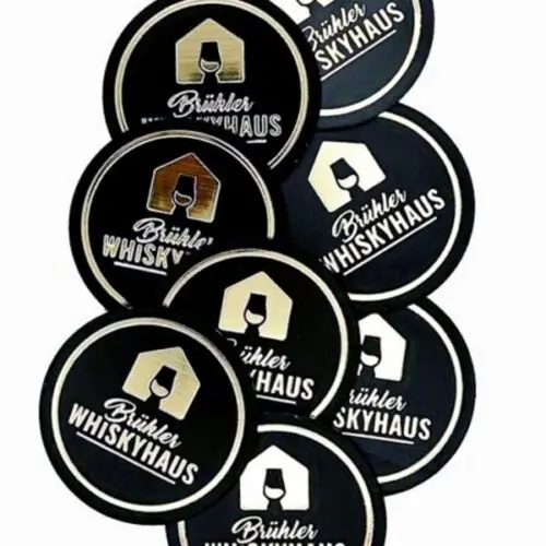 16435 8er Set Brühler Whiskyhaus Abdeckung für Eure Nosinggläser - 6,3cm Durchmesser, 0,3cm Stärke