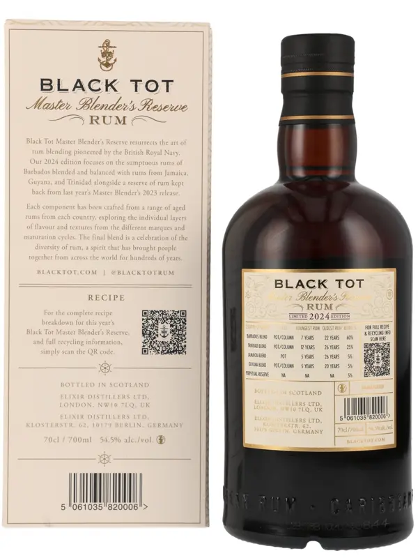 Black Tot Master Blender´s Reserve - Limited Edition 2024 – Blended Rum