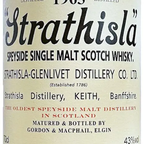 16815 Produktbild Strathisla 48 Jahre – Vintage 1963 – Licensed Bottling by Gordon & MacPhail – Single Malt Whisky – 2cl Sampleprobe