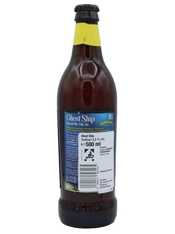 B0484R Adnams Brewery - Ghost Ship - Pale Ale - 0,5l