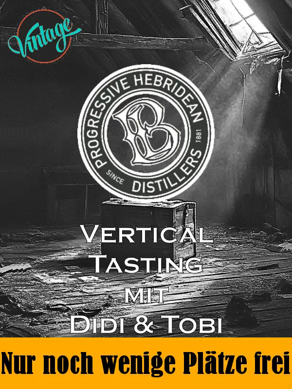 Bruichladdich Vertical Tasting - nur noch wenige Plätze frei 2025-11-22 - Whiskyabend - Bruichladdich Vertical Tasting mit Didi & Tobi - wieder 4 Plätze frei