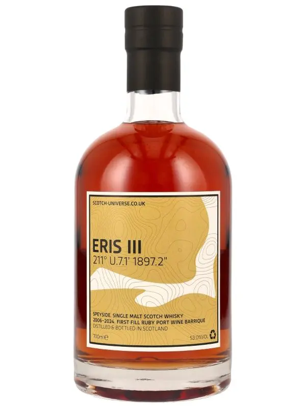 ErisIII Produktbild Eris III 211° U.7.1' 1897.2" - 17 Jahre - Vintage 2006 - First Fill Ruby Port Wine Barrique - Scotch Universe - Speyside Single Malt Whisky