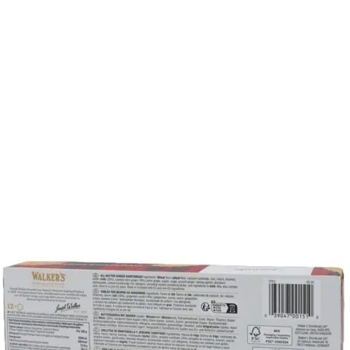 Walkers - Stem Ginger Shortbread - 175g