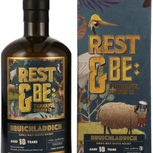 Bruichladdich 18 Jahre - Vintage 2005 - Ex-Rivesaltes Wine Cask - Hogshead Cask No. 899 - Cask Strength - Rest & Be Thankful – Single Malt Scotch Whisky