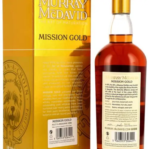 Allt-A-Bhainne 28 Jahre - 1996 - Justion's Madeira Wine Cask - Murray McDavidR Allt-A-Bhainne 28 Jahre - Vintage 1996 - Justion's Madeira Wine Cask - Murray McDavid - Mission Gold - Limited Release - Speyside Single Malt Scotch Whisky