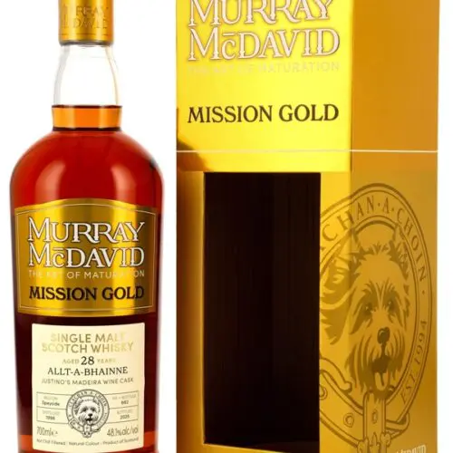 Allt-A-Bhainne 28 Jahre - Vintage 1996 - Justion's Madeira Wine Cask - Murray McDavid Allt-A-Bhainne 28 Jahre - Vintage 1996 - Justion's Madeira Wine Cask - Murray McDavid - Mission Gold - Limited Release - Speyside Single Malt Scotch Whisky