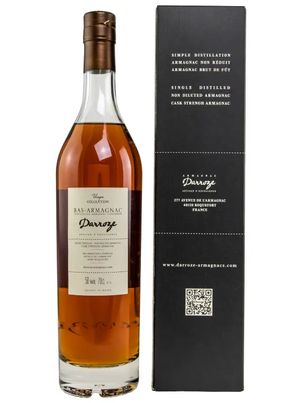 Darroze 29 Jahre - Vintage 1993/2022 - Appellation Bas-Armagnac Contrôlee - Domaine de Péré - Unique Collection