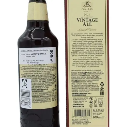 Fuller's - Vintage 2024 - Limited Edition - Vintage Ale - Starkbier - 0,5l R (1) Fuller's - Vintage 2024 - Limited Edition - Vintage Ale - Starkbier - 0,5l