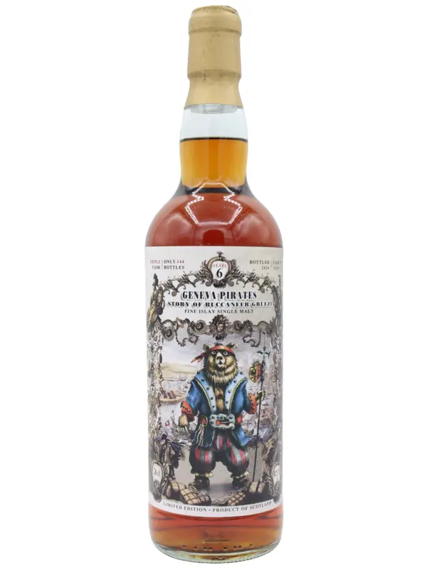 Geneva Pirates - 6 Jahre - Triple Cask - Cask No. 10196 - Limited Edition - Story of Buccaneer Grüezi - Part IV - Jack Wiebers Whisky World - Islay Single Malt Whisky Geneva Pirates - 6 Jahre - Triple Cask - Cask No. 10196 - Limited Edition - Story of Buccaneer Grüezi - Part IV - Jack Wiebers Whisky World - Islay Single Malt Whisky