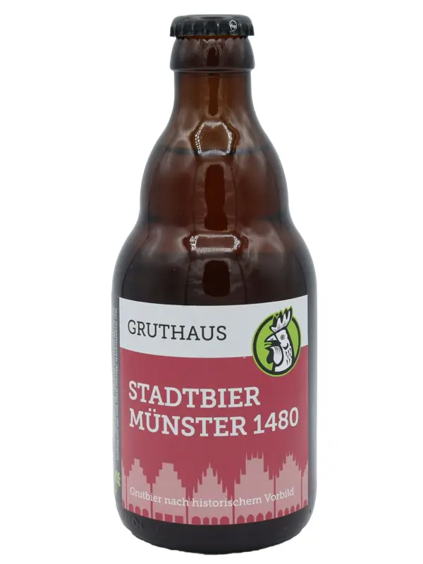 Gruthaus Brauerei - Stadtbier Münster 1480 - Grutbier - 0,33l Gruthaus Brauerei - Stadtbier Münster 1480 - Grutbier - 0,33l