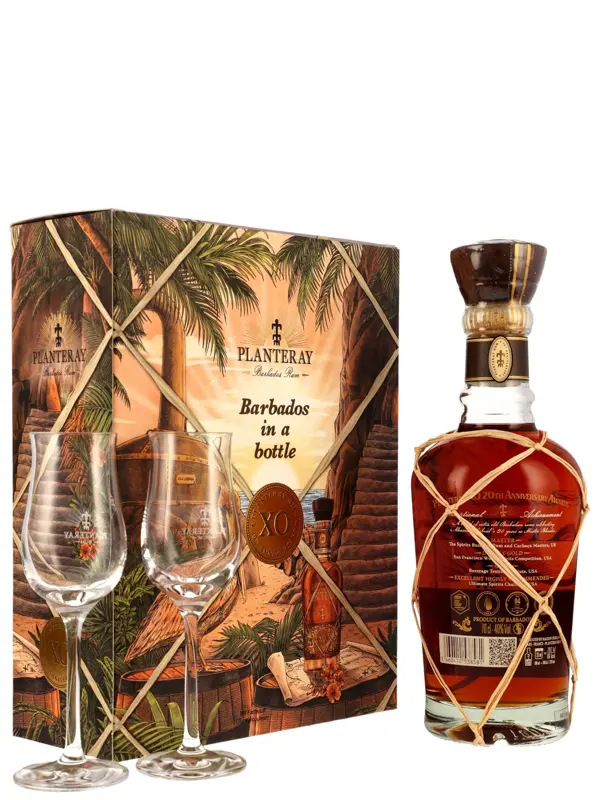 Planteray - XO - 20th Anniversary - Barbados - incl. 2 Gläser - Rum 1 Planteray - XO - 20th Anniversary - Barbados - incl. 2 Gläser - Rum