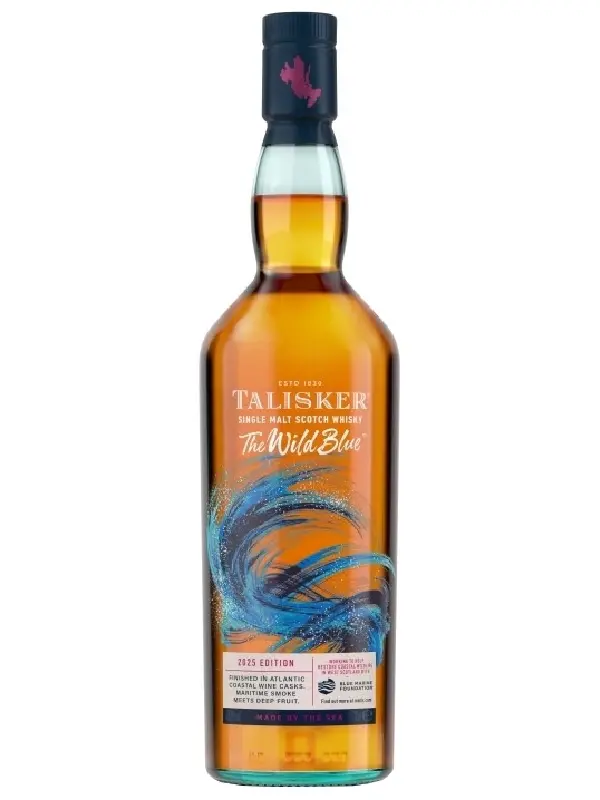 Talisker - The Wild Blue - 2025 Edition - Finished in Atlantic Coastal Wine Casks - Islands Single Malt Scotch Whisky Talisker - The Wild Blue - 2025 Edition - Finished in Atlantic Coastal Wine Casks - Islands Single Malt Scotch Whisky