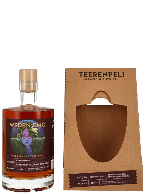 Teerenpeli 10 Jahre - Weden Emo - Amarone Cask Whisky Trilogy - Part 2 - Finnish Single Malt Whisky Teerenpeli 10 Jahre - Weden Emo - Amarone Cask Whisky Trilogy - Part 2 - Finnish Single Malt Whisky