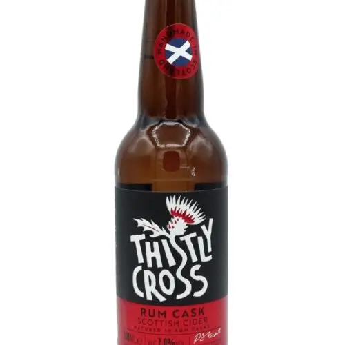 Thistly Cross Cider - Rum Cask - Limited Edition - Scottish Cider - 0,33l