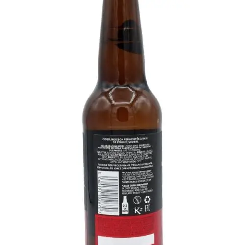 Thistly Cross Cider - Rum Cask - Limited Edition - Scottish Cider - 0,33l