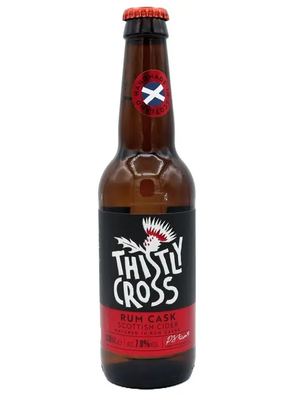 Thistly Cross Cider - Rum Cask - Limited Edition - Scottish Cider - 0,33l Thistly Cross Cider - Rum Cask - Limited Edition - Scottish Cider - 0,33l