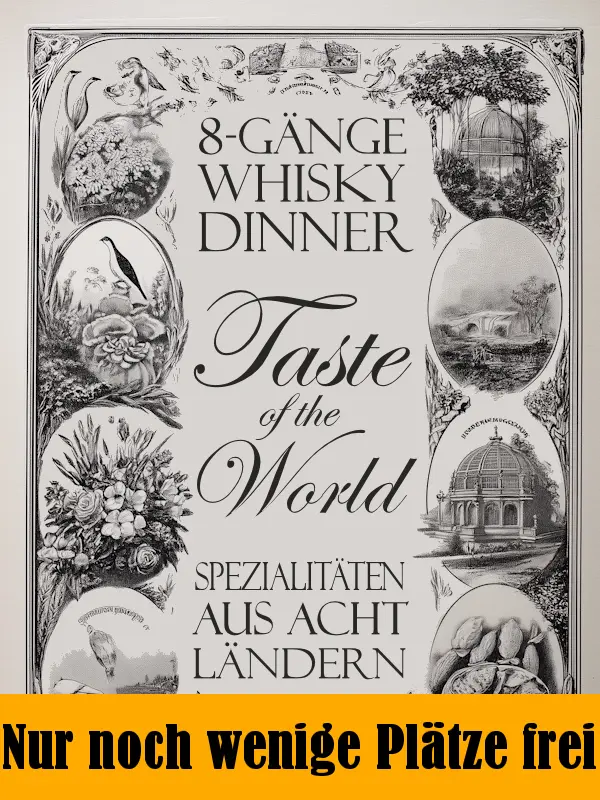 2026-01-31 Whiskyabend - 8-Gänge Whisky Dinner "Taste of the World" - nur noch wenige Plätze frei