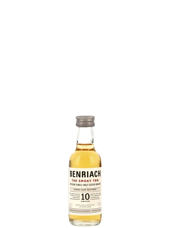 18058 Benriach 10 Jahre - The Smoky Ten - Three Cask Matured - 50 ml - Speyside Single Malt Scotch Whisky