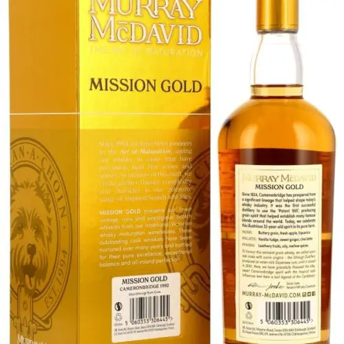 Cameronbridge 32 Jahre - Vintage 1992 - Uitvlugt Rum Cask - Murray McDavid - Mission Gold - Limited Release - Lowland Single Grain Scotch Whisky