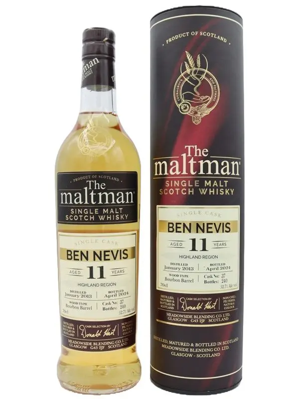 18079 Ben Nevis 11 Jahre - Bourbon Barrel No. 37 - The Maltman - Highland Single Malt Whisky