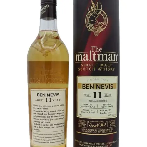 18079R Ben Nevis 11 Jahre - Bourbon Barrel No. 37 - The Maltman - Highland Single Malt Whisky