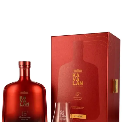 Kavalan 15 Jahre - Vintage 2009 - Oloroso Sherry Cask - Cask No. S090608008A - 15th Anniversary - incl. 1 Glas - Single Cask Strength - Single Malt Whisky