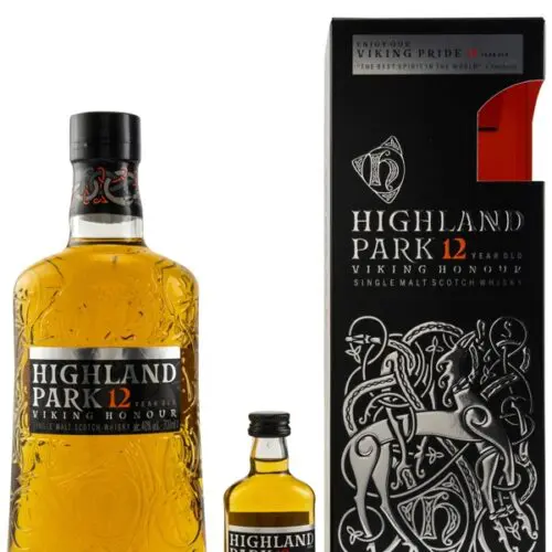 Highland Park 12 Jahre - Viking Honour - Single Malt Scotch Whisky - incl. Miniatur 50 ml Highland Park 18 Jahre - Viking Pride - Single Malt Scotch Whisky