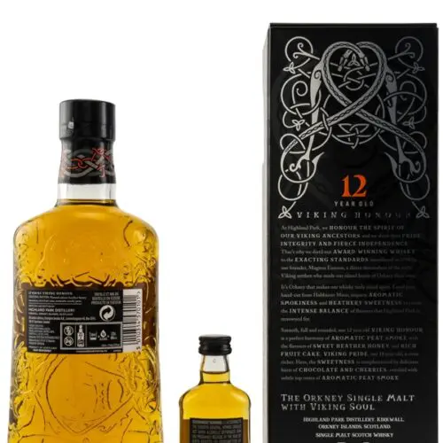Highland Park 12 Jahre - Viking Honour - Single Malt Scotch Whisky - incl. Miniatur 50 ml Highland Park 18 Jahre - Viking Pride - Single Malt Scotch Whisky