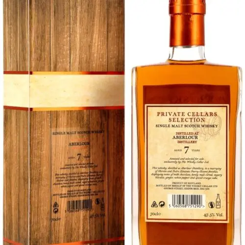 Aberlour 7 Jahre - Oloroso & PX Sherry Cask Finish - Cask No. 1013/2022/2023 - The Whisky Cellar - Private Cellars Collection - Speyside Single Malt Scotch Whisky