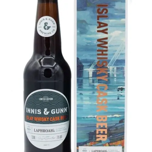 B0540 Innis & Gunn - Islay Whisky Cask Beer - Matured in 10 Years Old Laphroaig Whisky Casks - Scottish Red Beer - Fassreifung - 0,33l
