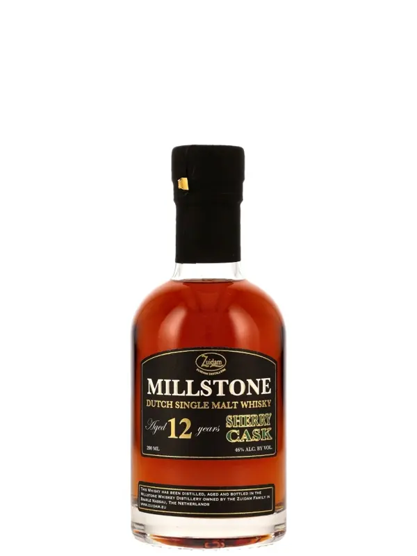 18163 Millstone 12 Jahre - Sherry Cask - 200 ml - Dutch Single Malt Whisky